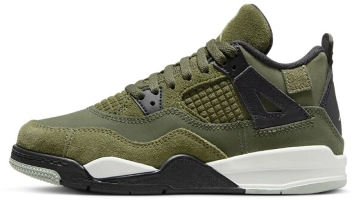 Jordan 4 Retro SE Craft Medium Olive (PS) - Maat 35