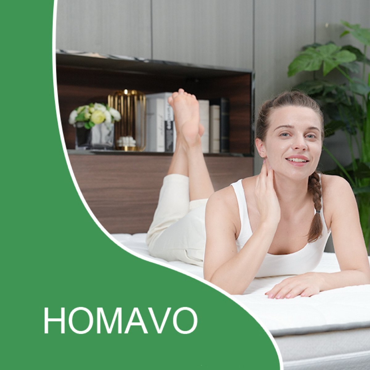 HOMAVO Matras 160x200 cm, 25 cm Pocketveringmatras H3/H4 thumbnail 6