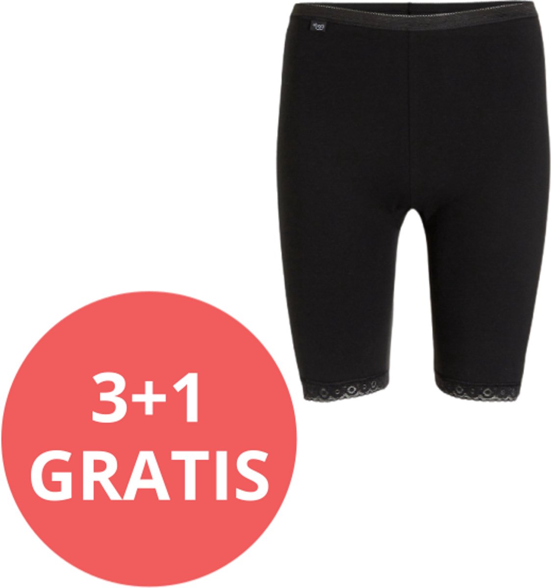 Sloggi Basic+ Dames Long Zwart