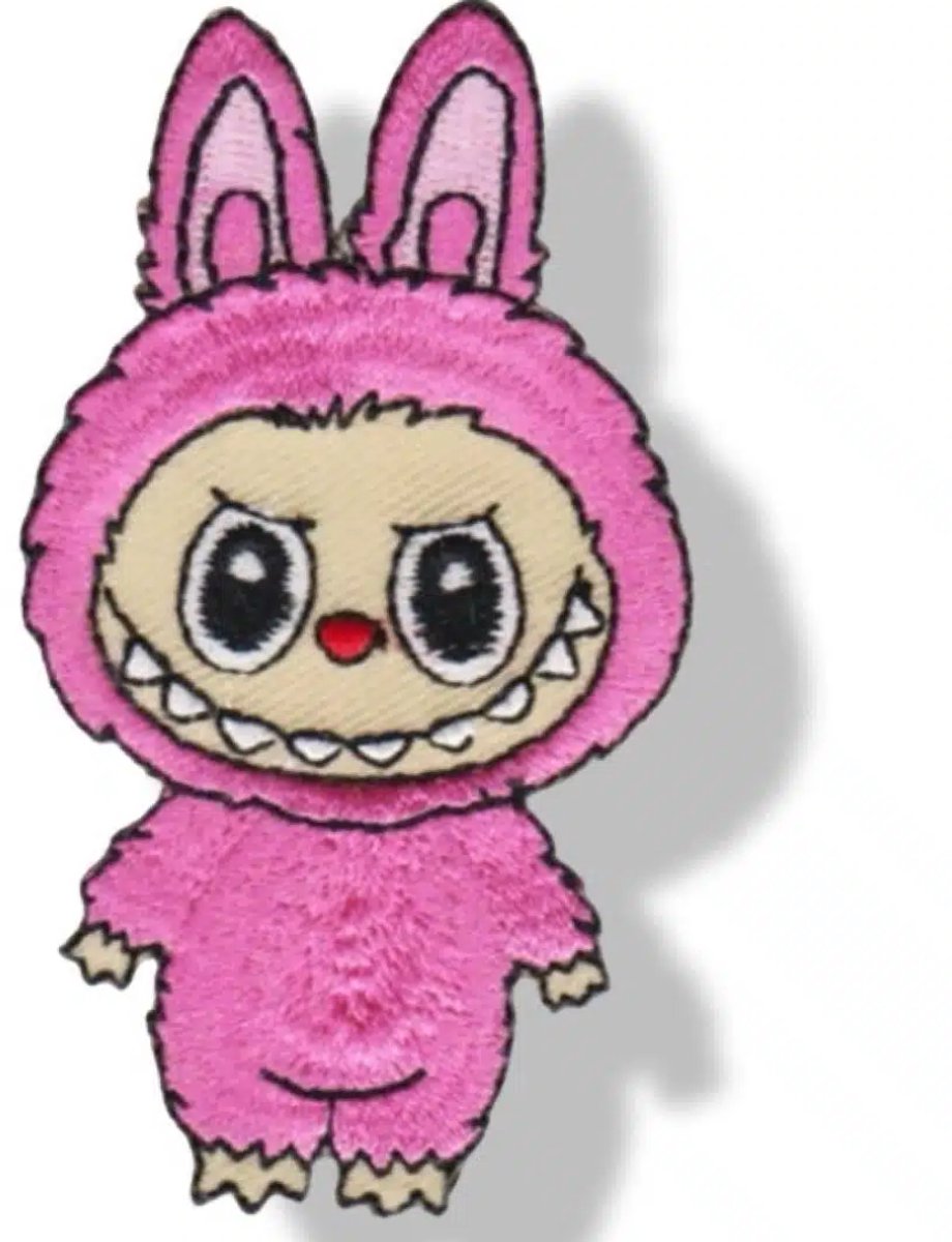 Embleem Oeteldonk - Labubu – Roze