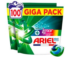 Ariel 4in1 Colour Touch of Lenor + Unstoppables Pods 100 stuks