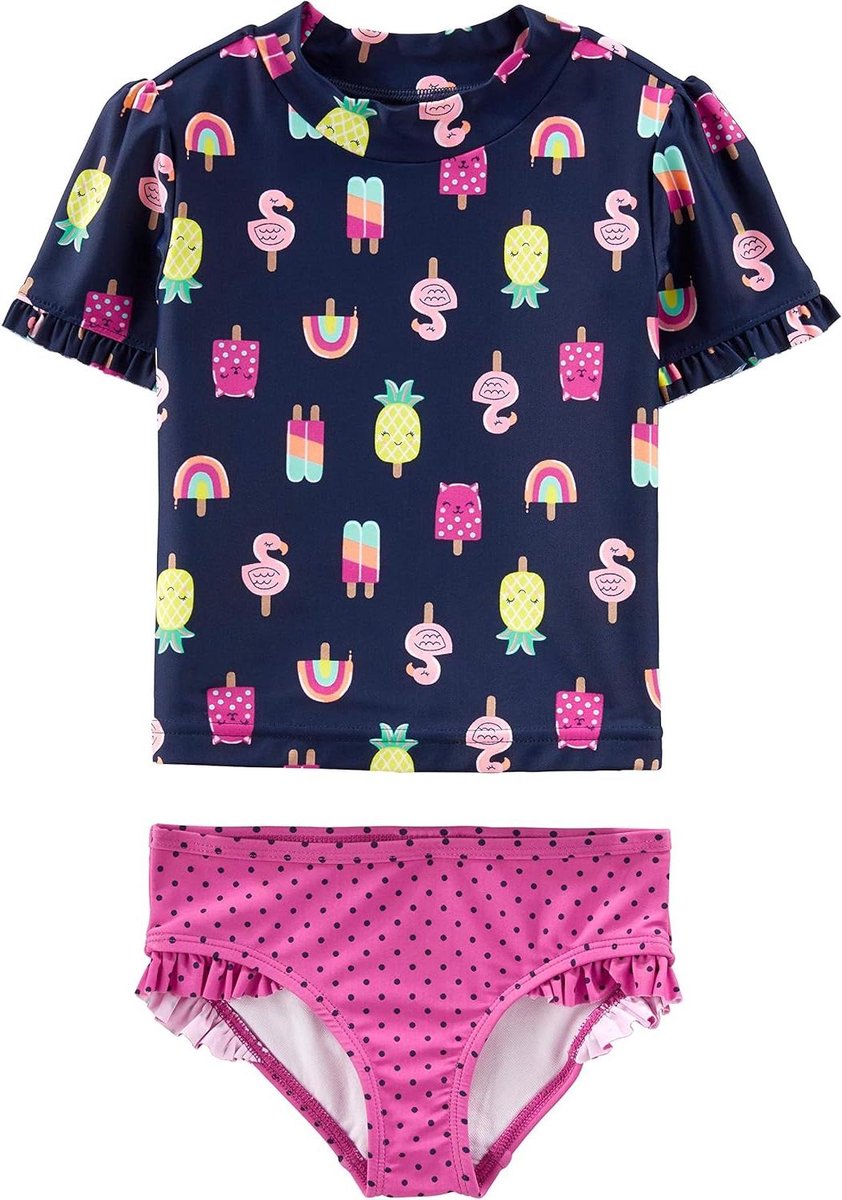 Rashguard Sets - Zwemset Baby - Bescherming Zomer - UPF +50 Bescherming - 2 Delig - Assorti