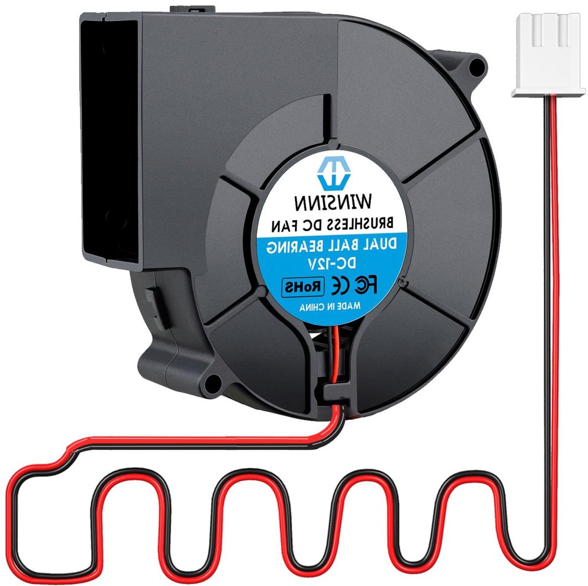 Ventilator - Koeler - Elektronica Koelen - Dubbele Kogellagers - 97x33mm - Zwart