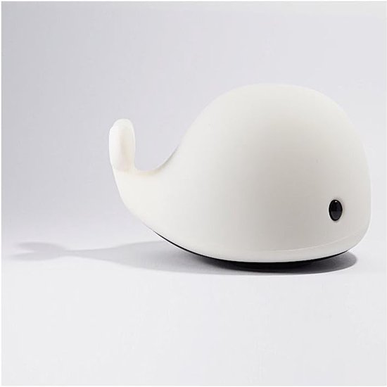 Nachtlamp Walvis - Slaaplamp Kinderkamer - Rustgevende Verlichting - Automatische Uitschakeling - 30 x 175 cm - Wit — afbeelding 4