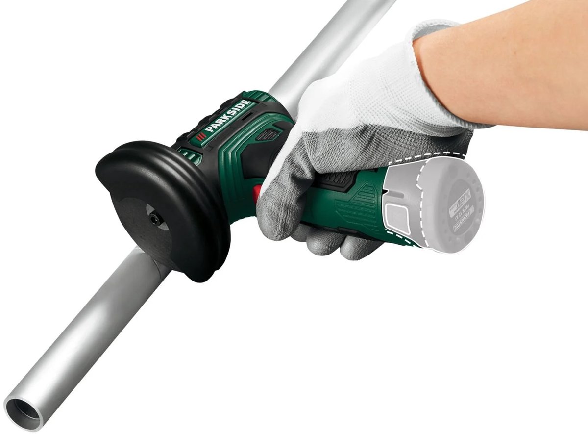 PARKSIDE Accu-haakse slijpmachine 12V zonder accu - Geschikt voor het slijpen, afbramen en borstelen van metaal en steen - Stationair toerental: 19.500 min⁻¹ - Doorslijpschijf: Ø76 mm - Exclusief accu en lader – foto 5