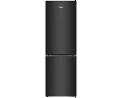 ETNA KCV587NZWA - Koel-vriescombinatie 187cm Hoog - Vrijstaand - Zwart - Energielabel A - 304l - Super Freeze - 35 dB - LED verlichting