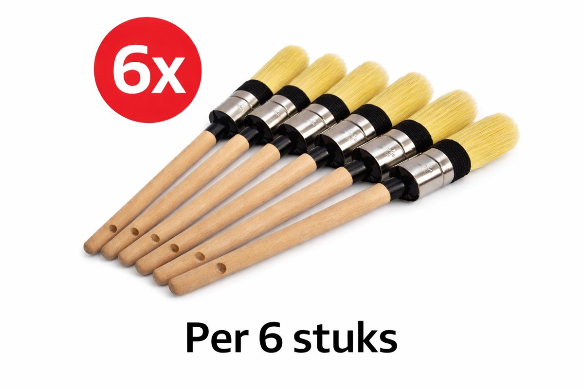 Meesterhand - Patentpuntkwast - Gold - 28 mm - goudkleurig, voor alkydverf en lak