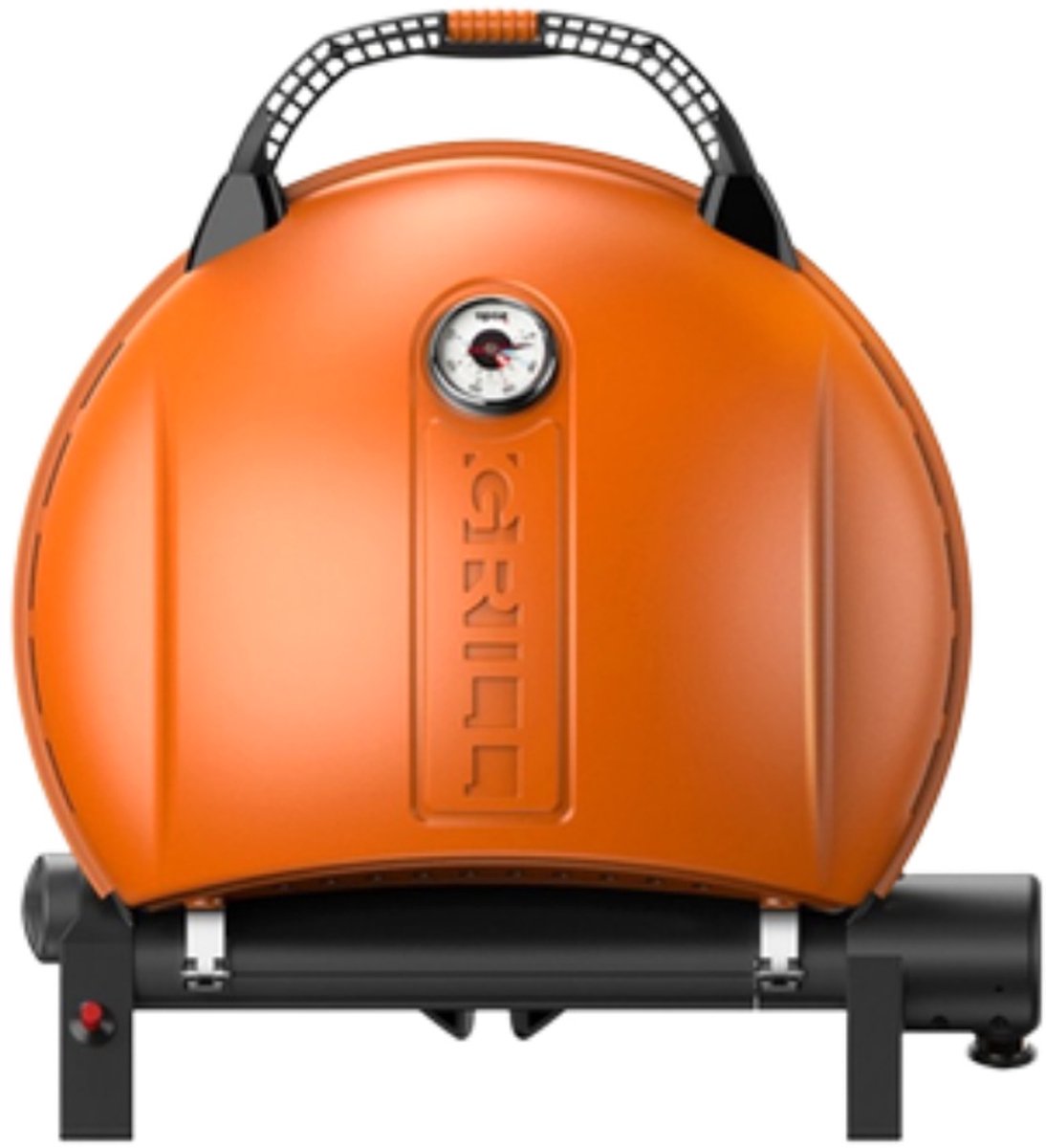 O-Grill 900 Orange - Draagbare Gas BBQ - Extra Groot Grilloppervlak - Met Thermometer - Camping / Tuin - Oranje