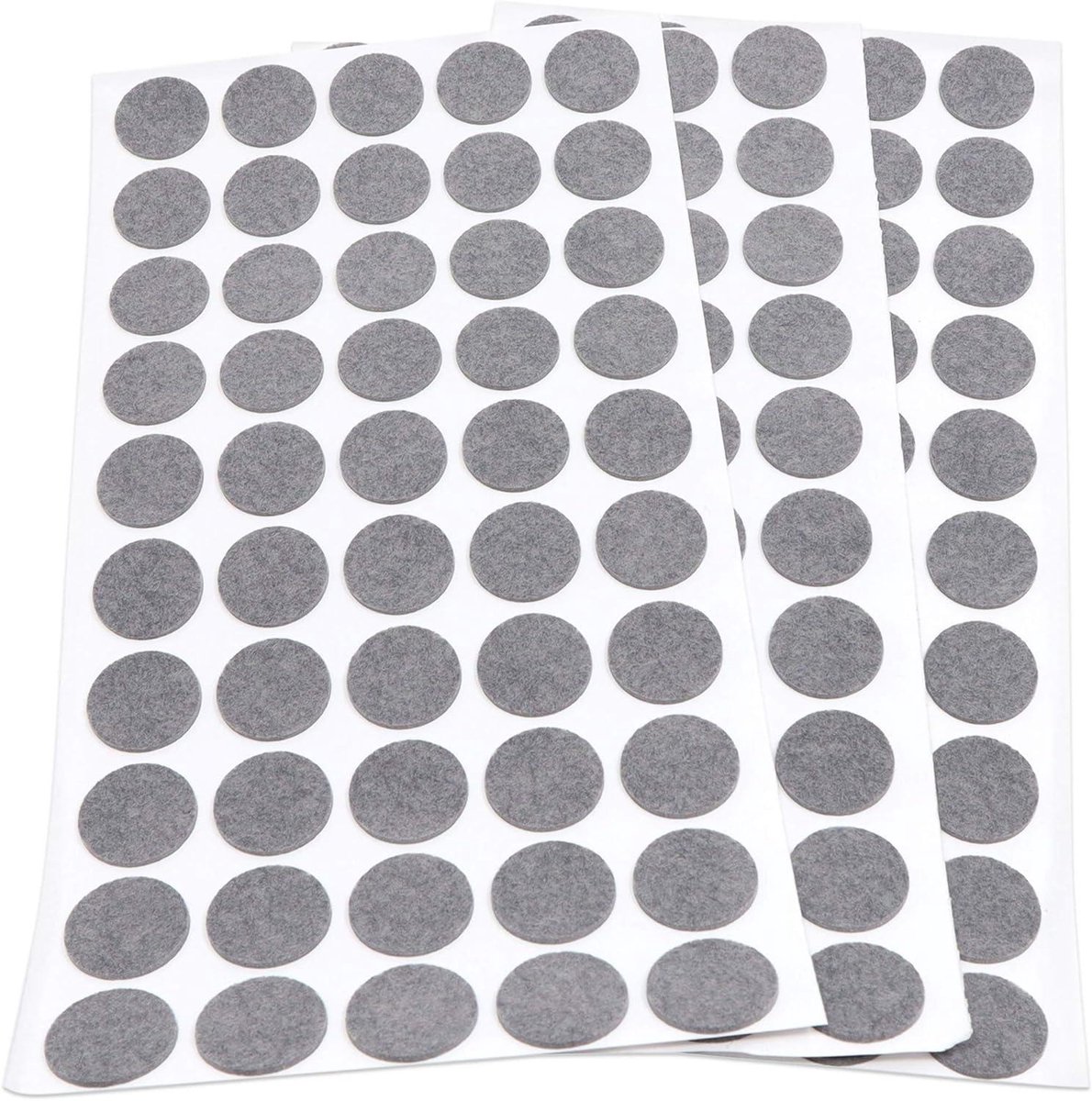 Viltglijders - Meubelglijders Vloerbeschermers - Meubels Beschermen - Zelfklevend Dun Vilt - Ø 2 cm - Grijs