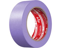 Kip 309 - WASHI-TEC Delicate Afplaktape - Lila - 36mmx50m - Licht klevende tape van soepel speciaal papier voor veeleisende schilderwerkzaamheden binnen - Ideaal voor gevoelige ondergronden en vers gedroogd schilderwerk