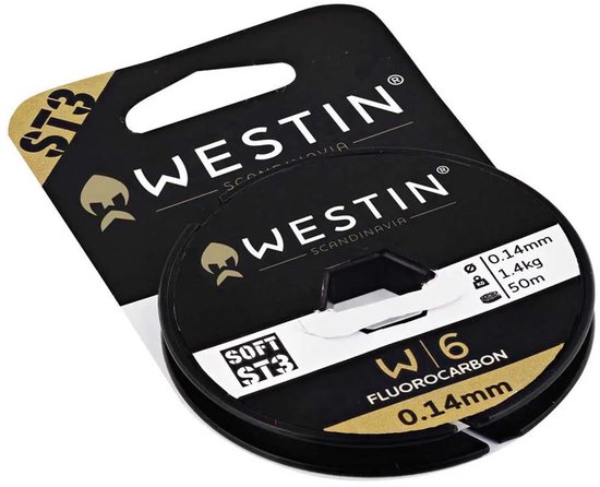 Westin W6 ST3 Fluorocarbon Clear - Maat : 50m - 0.300mm - 6.1 kilo - 13.4 LBS van Westin — afbeelding 2