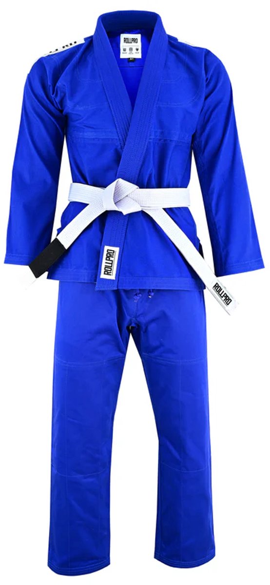Roll Pro Essential BJJ Gi - Blue A4