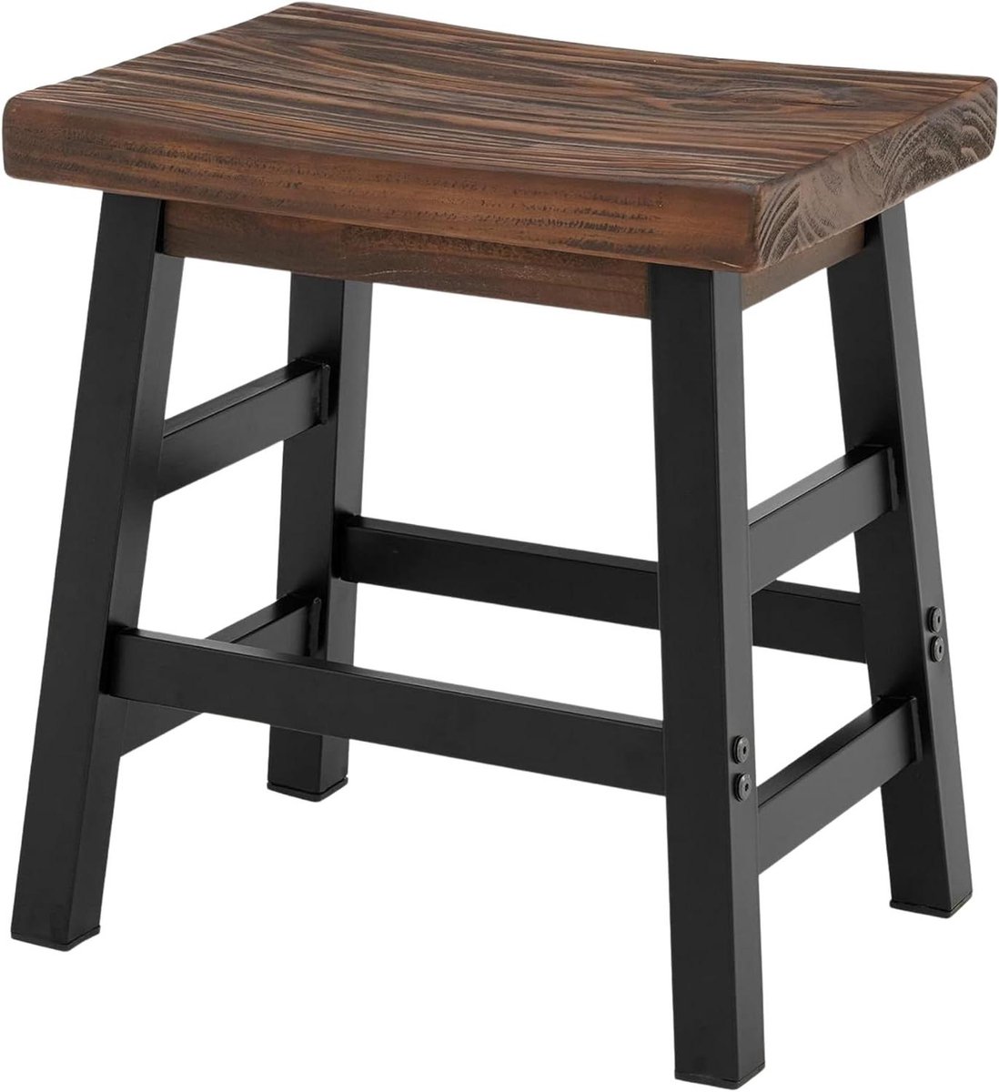 Barkruk Hout - Zitje Bar - Extra zitplaats - Modern boerderijontwerp - 51 cm hoog - Bruin