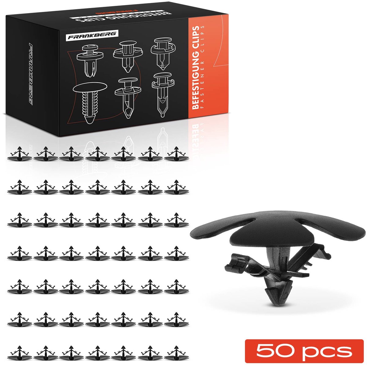 Frankberg 50x Bevestigingsclips Motorkap voor Honda
