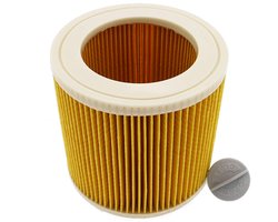Vervangende stoffilterzakken voor Karcher stofzuigers- inclusief cartridge HEPA-filter voor de modellen WD2250- WD3.200- MV2- MV3 en WD3.