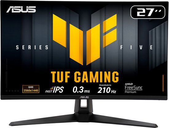 ASUS TUF Gaming VG27AQ5A QHD Gaming Monitor 210Hz - ASUS Europe - €159,00