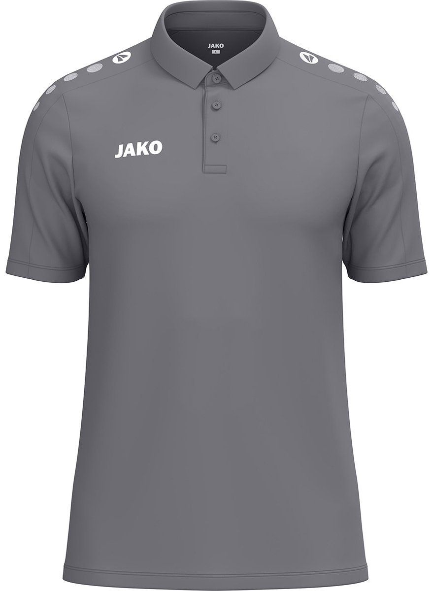 879x1200.jpg Jako One Polo Heren - Grijs | Maat: M - Afbeelding 1