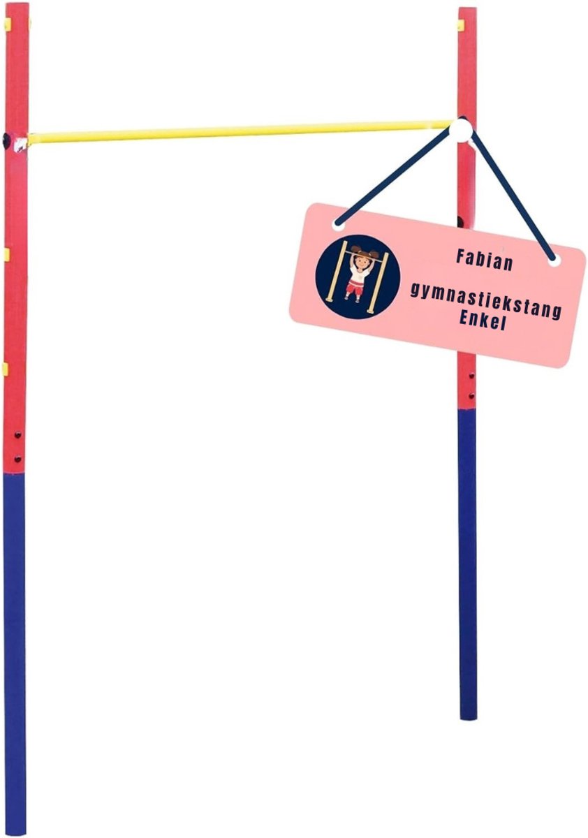 SVN® Duikelrek - Rekstok - Turnrek - voor in de tuin - 123B x 204H centimeter - Veelkleurig- 3cm x 123cm x 204cm