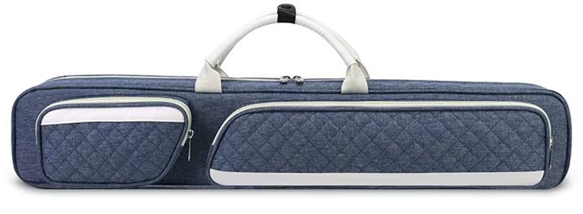 (nieuw model) Biljart / pool keu tas 3+4 blauw