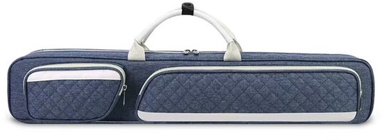 (nieuw model) Biljart / pool keu tas 3+4 blauw