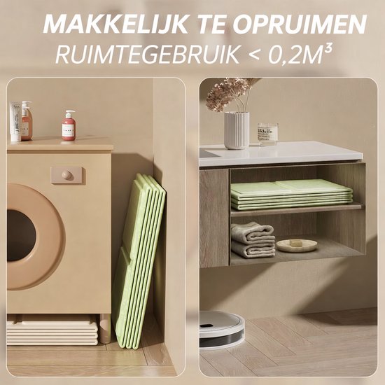 Opvouwbare badkuip voor kinderen - Peuterbad met aftapplug - Opvouwbaar baby douchebak - Katten en hond was douchebak — afbeelding 5