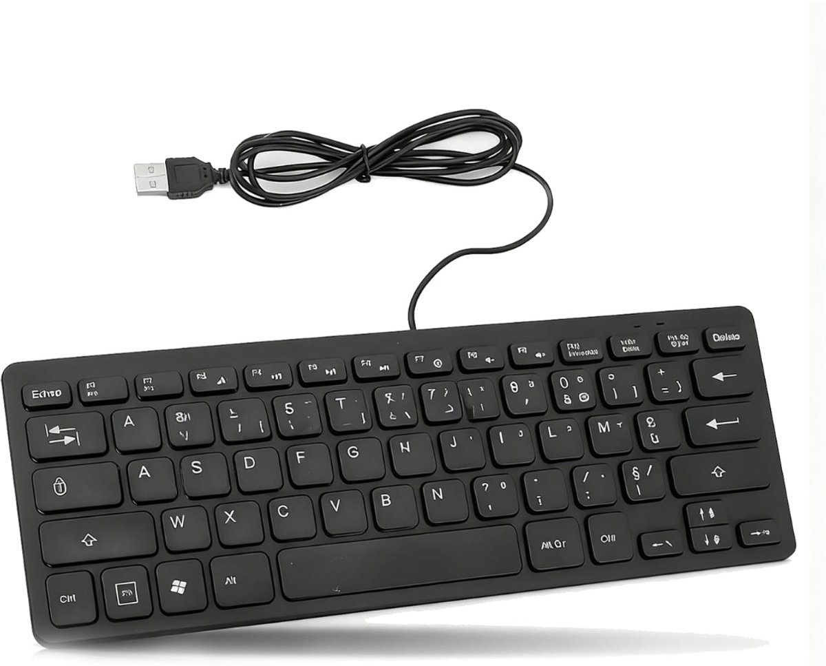 HEZIVO® Toetsenbord AZERTY - Frans Keyboard - USB Bedraad