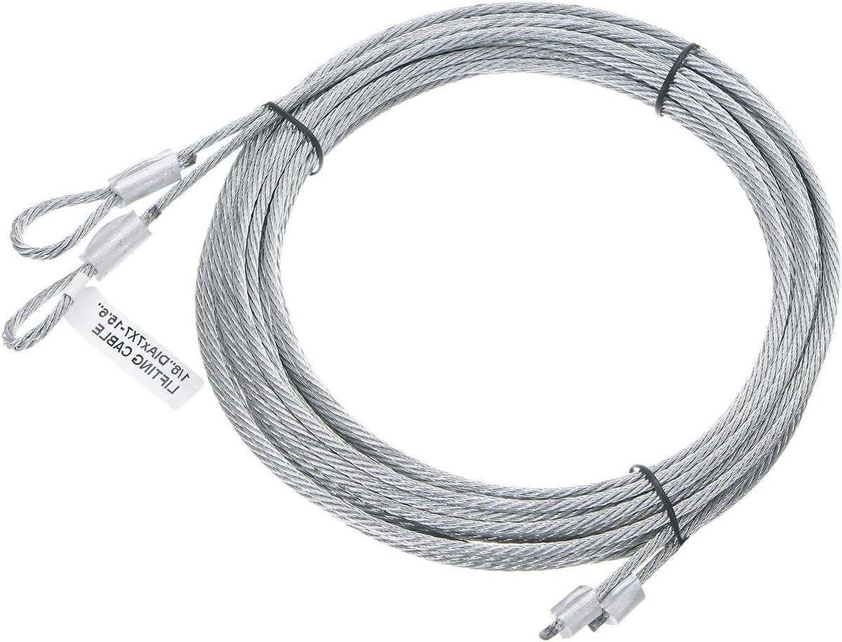 Garagedeur Kabel - Torsieveer Kabel - Deur Onderhoud - Verzinkt Staal - 45 Meter - Zilver