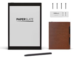 Digitaal notitieboek Paperslate Pack Pro + Bruine hoes + 4 Markeerpunten