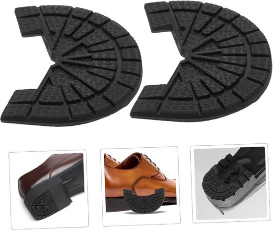 Schoenhak Reparatieset - Hielkussen Vervanging - Schoenen Repareren - Antislip Rubber - 7.9 x 5.15 cm - Zwart van Merkloos — afbeelding 5