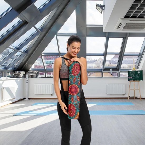 Yoga Mat Tas - Sport Gym Rugzak - Sporten en Trainen - Extra Opbergvak - 173x61 cm - Willekeurig Decor van Merkloos — afbeelding 2