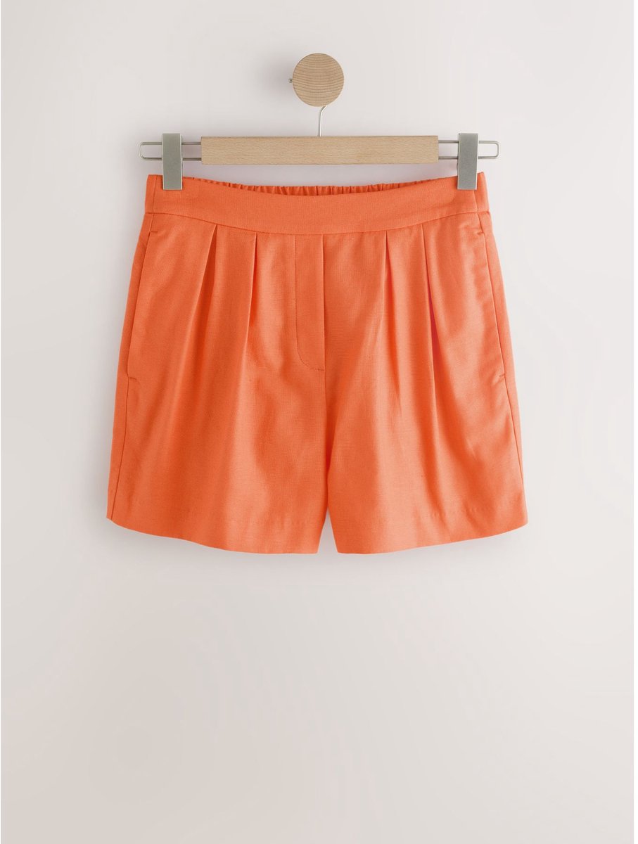 Next - Dames - Short met linnen - Oranje