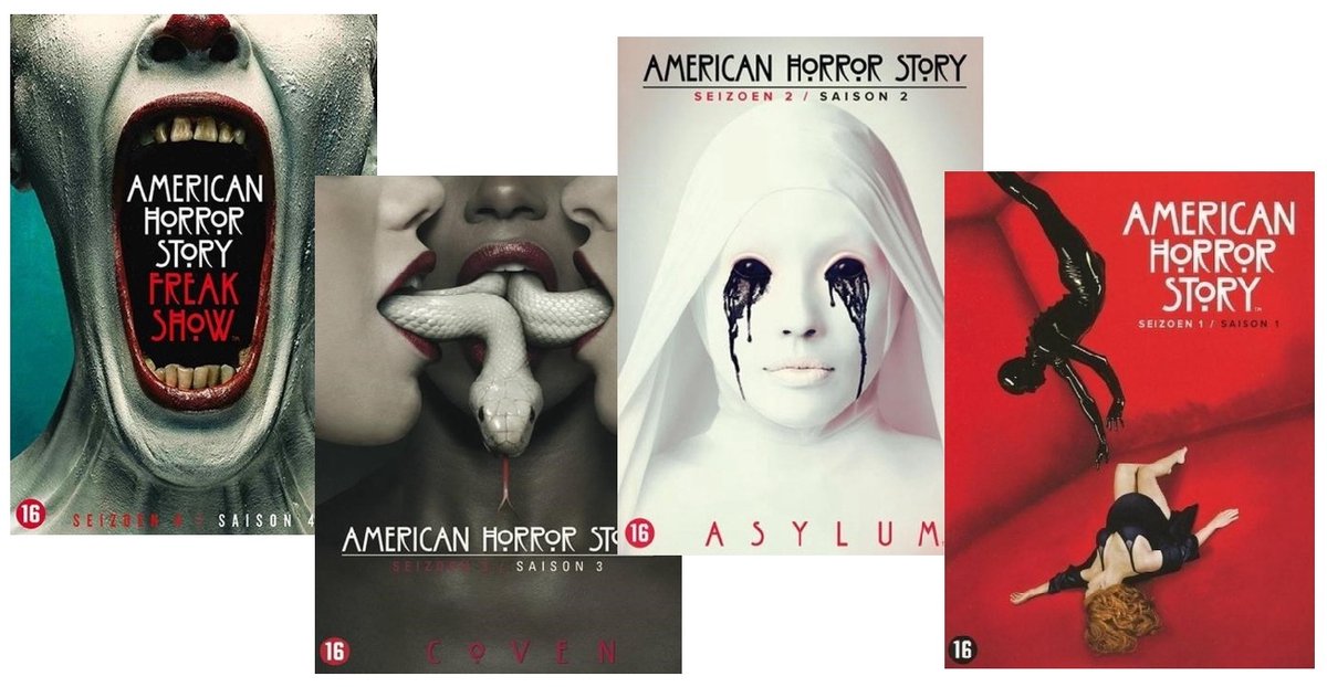 American Horror Story - Seizoen 1 t/m 4 ( Nederlandse uitgave )