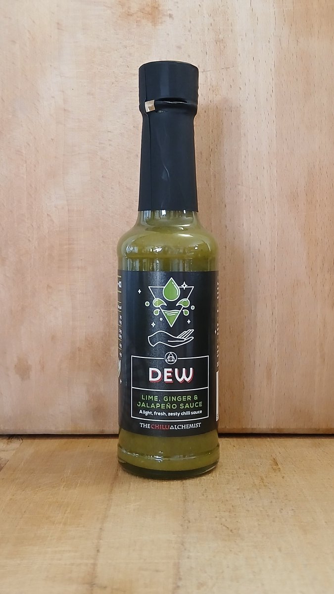 Dew - Lime, Ginger & Jalapeno Sauce (Heat Level 3) - ChilisausBelgium - The Chilli Alchemist