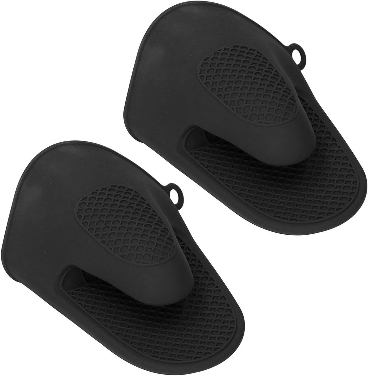 Set van 2 Hittebestendige Siliconen Ovenwanten - Dikke Mini Ovenhandschoenen voor Koken en Bakken, Antislip en Veilig voor de Keuken
