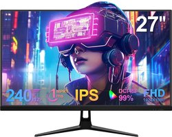 SAVI® Gaming Monitor 240hz - Gaming Monitor -Zwart - ‎‎16cm x 62cm x 46cm; 5kg