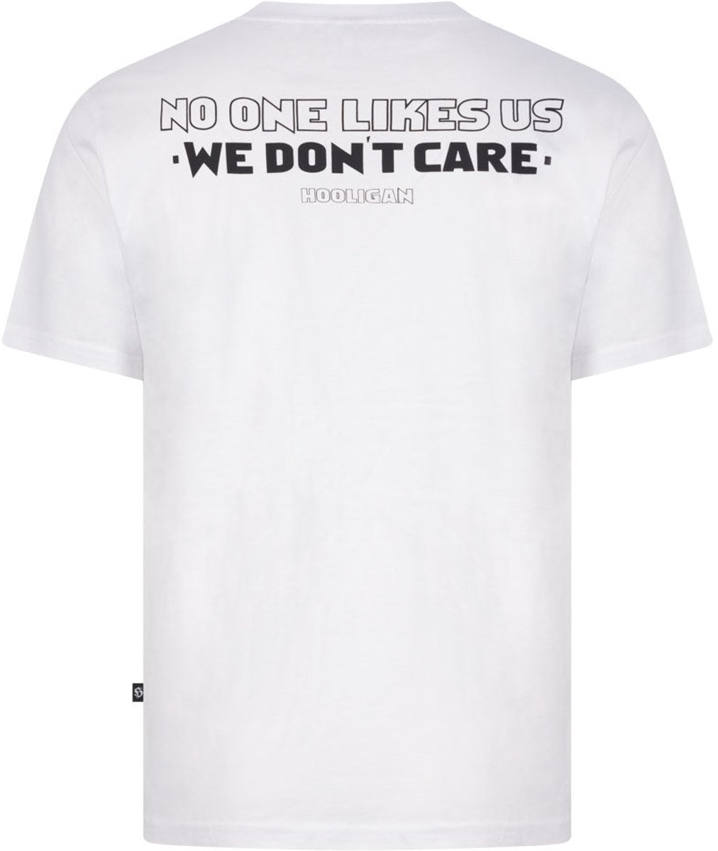 Hooligan Streetwear T-shirt We Don't Care Wit - Maat: 4XL
