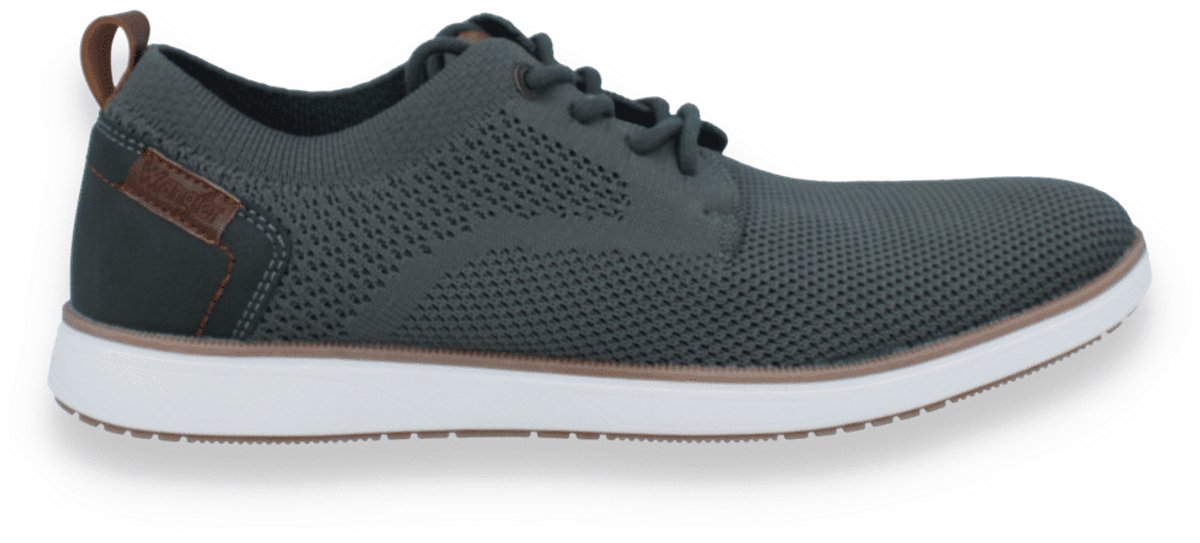 Wrangler Heren Sneaker Whesley Men Low Dark Kaki Creme