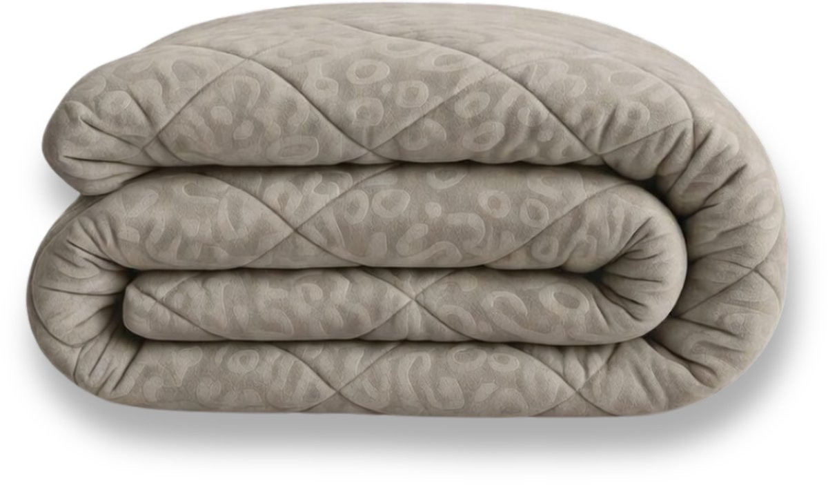 Y-NOT - Velvet Dekbed Zonder Overtrek 240x200 - Panther Skin - Zomerdekbed - Zacht & Wasba