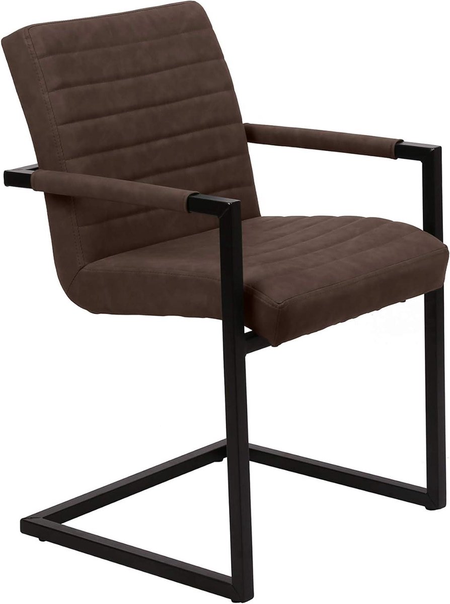 Leunstoel met Armleuningen - Fauteuil Stoel - Comfortabel Zitten - Hoogwaardig PU-kunstlee