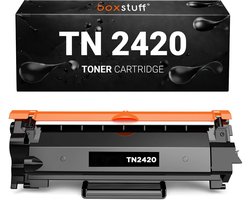 Boxstuff Inkt geschikt voor TN2420 - Compatibel met Brother TN2420 - Inkt Cartridge voor Brother MFC-L2750DW / L2730DW / L2710DW / L2710DN / HL-L2375DW / L2370DN / L2350DW / L2310D / DCP-L2350DW / DCP-L2510D - Pack Zwart