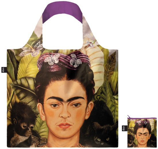LOQI Shopper - Frida Kahlo HummingBird - Gerecycled materiaal