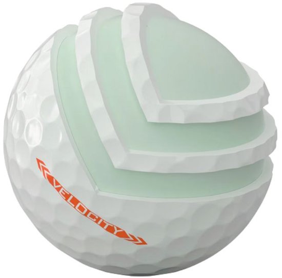 Titleist Velocity AIM Golfballen Wit 2026 van Merkloos — afbeelding 3