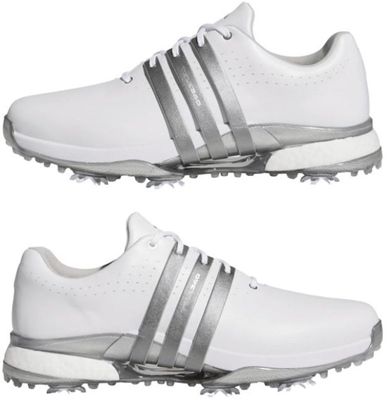 Adidas Tour360 24 Heren Golfschoenen Wit Zilver — afbeelding 4