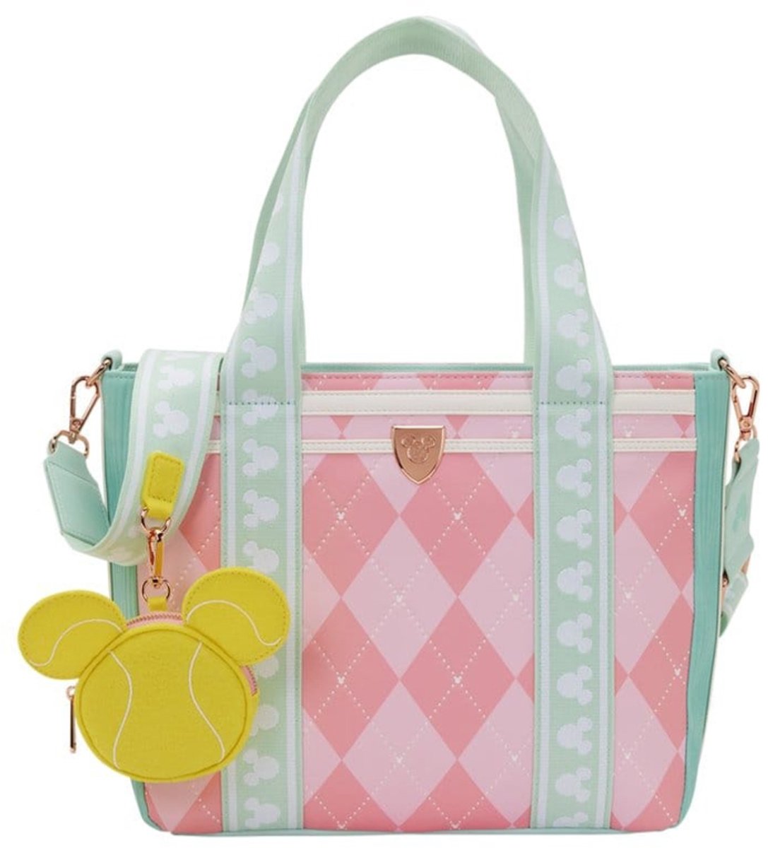 Disney Loungefly Crossbody Bag with Coin Purse Mickey & Friends Tennis