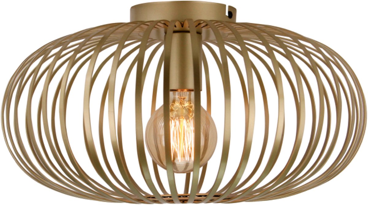 Chericoni Curvato plafondlamp - 1 lichts - Ø40 cm - E27 - Goud