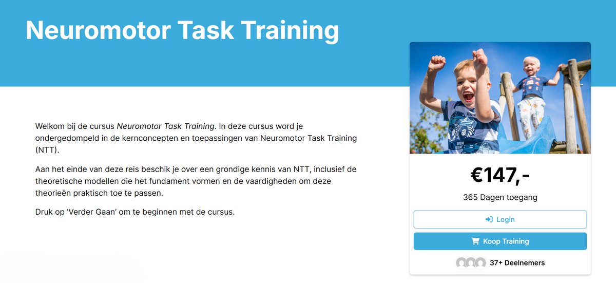 Onlinecursus - Neuromotor Task Training