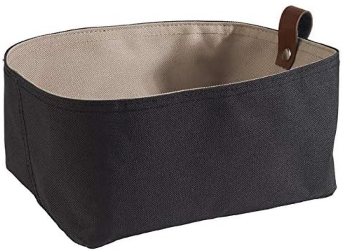 APS 30348 broodmand – rechthoek – beige antraciet – 24 x 16 cm