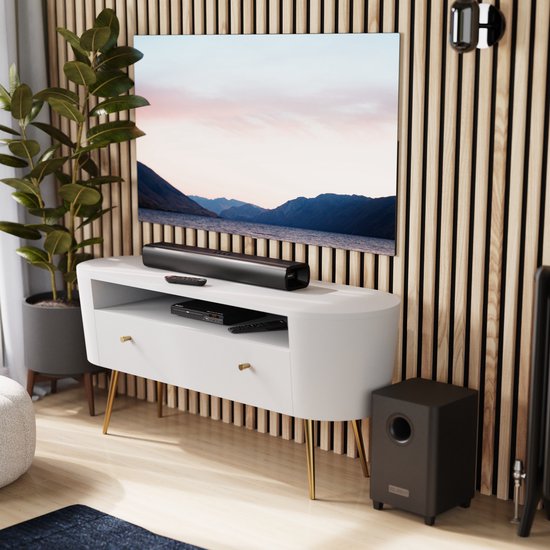 Majority Naga 60 Plus Soundbar - Bluetooth - 300W - Subwoofer - Draadloos - HDMI ARC - EQ-modi - Zwart — afbeelding 4
