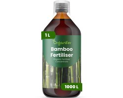 Vloeibare Meststof Voor Bamboe 1 L Voor 1000 L - Npk 3-4-3 - Bamboescheuten - Rechtopgaande Groei - Halmdikte - Stevige Halme - Wortel - En Rizoomactiviteit - Polvorming - Weelderig Blad - Windbestendig - Levendige Bladkleur - Organifer