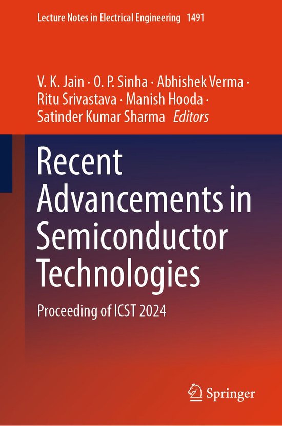 Springer Nature Proceedings Computer Science - Recent Advanc ... - cover
